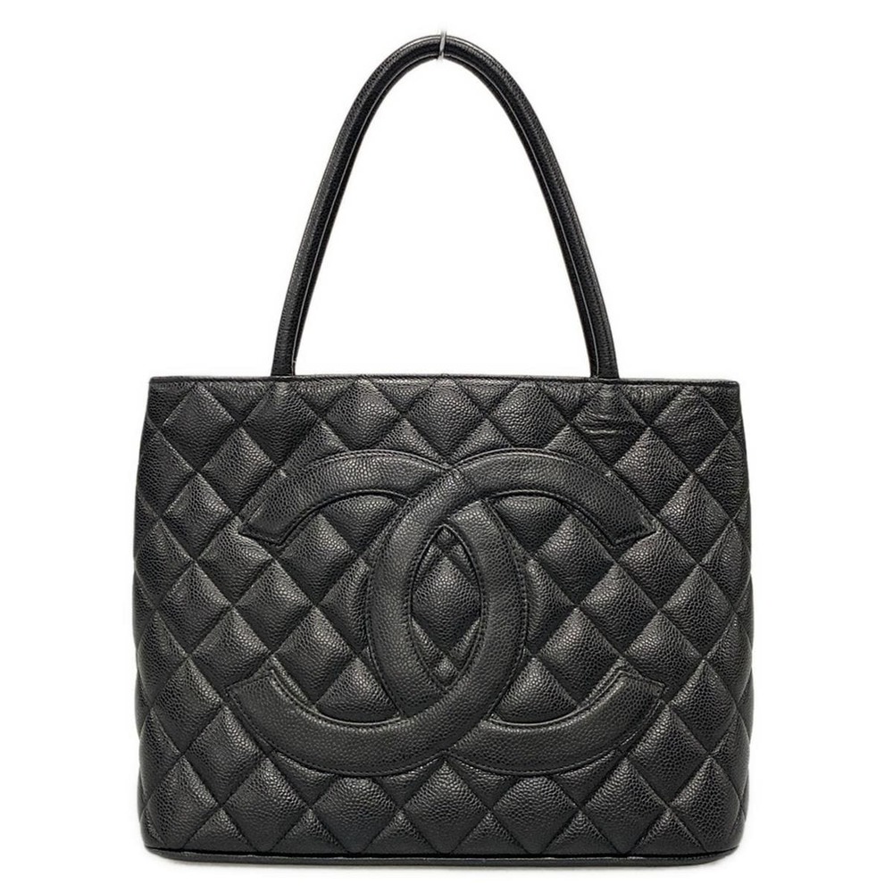 Caviar Medallion Tote Bag Caviar Skin